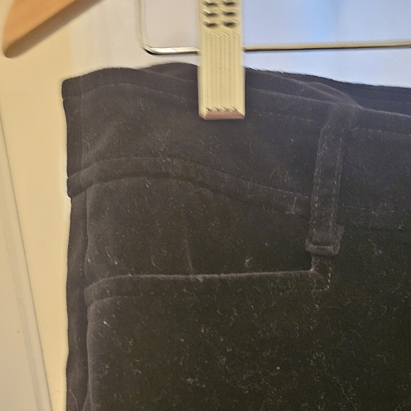 LOFT Black Women's Velvet Pants - Picture 2 of 8